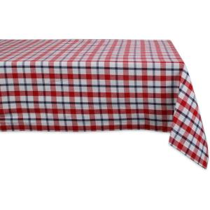 imageDII American Plaid Table Top Collection for Everyday Use Summer CookOuts Barbeques Picnics IndoorOutdoor Entertaining 100 Cotton Machine Washable Tablecloth 52x5284 x 60 Rectangular