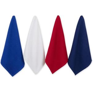 imageDII Basic Barmop Collection MultiPurpose Cleaning Dishtowel Set Patriotic 4 PiecePatriotic