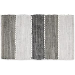 imageDII Chindi Rug Collection Reversible Recycled Yarn HandDyed 2 Ft 3in x 6 Ft DenimGrey