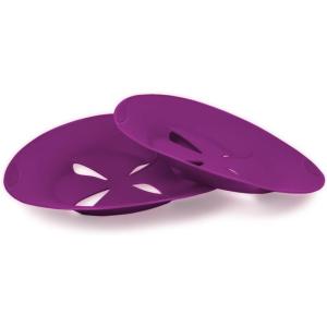 imageDII Kitchen Millennium 4Piece Heat Resistant Seamless Non Stick Dishwasher Safe BPA Free Silicone DII Kitchen Baking Set RedPurple