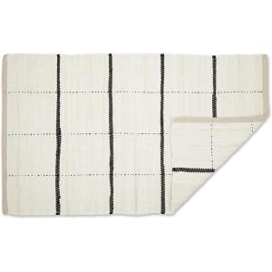imageDII Modern Farmhouse Cotton Chindi Rug Collection 23quotx6 Cream ampamp BlackCream  Black