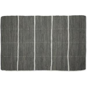 imageDII Modern Farmhouse Cotton Chindi Rug Collection 23quotx6 Cream ampamp BlackGray  Cream