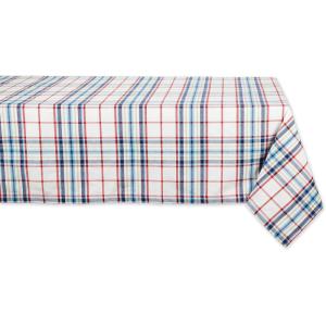 imageDII Nantucket Kitchen Collection Cotton Machine Washable Tablecloth 52x52104 Round