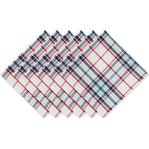 imageDII Nantucket Kitchen Collection Cotton Machine Washable Tablecloth 52x5220 x 20 Set of 6