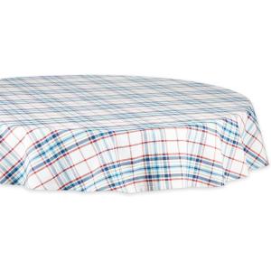 imageDII Nantucket Kitchen Collection Cotton Machine Washable Tablecloth 52x5270 Round