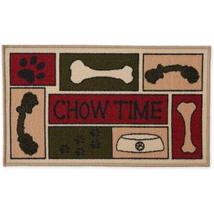 imageDII Pet Friendly Accent Mat Heavy Duty Entryway Patio Rug 18x30 Chow TimeChow Time