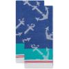 imageDII Anchors Away Collection Kitchen Dishtowel Set 18x28 Printed 2 PieceJacquard
