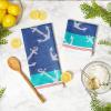 imageDII Anchors Away Collection Kitchen Dishtowel Set 18x28 Printed 2 PieceJacquard