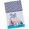 imageDII Anchors Away Collection Kitchen Dishtowel Set 18x28 Printed 2 PieceSailing