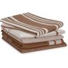 imageDII Assorted Woven Dishtowel Collection Classic Oversized 20x28 Black 5 PieceCinnamon