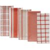 imageDII Assorted Woven Kitchen Dishtowel Set 18x28 Black 5 PieceSpice