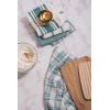 imageDII Assorted Woven Kitchen Dishtowel Set 18x28 Black 5 PieceTeal