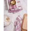 imageDII Assorted Woven Kitchen Dishtowel Set 18x28 Black 5 PieceWine