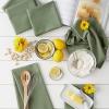 imageDII Basic Solid Dishtowel Collection Cotton Flat Woven Small Set 18x28 White 6 PieceArtichoke