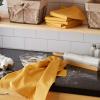imageDII Basic Solid Dishtowel Collection Cotton Flat Woven Small Set 18x28 White 6 PieceHoney Gold