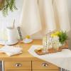 imageDII Basic Solid Dishtowel Collection Cotton Flat Woven Small Set 18x28 White 6 PieceNatural