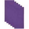 imageDII Basic Solid Dishtowel Collection Cotton Flat Woven Small Set 18x28 White 6 PieceNeon Purple