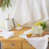imageDII Basic Solid Dishtowel Collection Cotton Flat Woven Small Set 18x28 White 6 PieceWhite