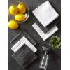 imageDII Basic Terry Collection Cotton Chef Dishcloth 12x12 Eggplant 6 PieceMineral Gray