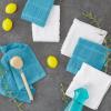 imageDII Basic Terry Collection Cotton Chef Dishcloth 12x12 Eggplant 6 PieceStorm Blue