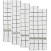 imageDII Basic Terry Collection Dish Towel Set 16x26quot Gray 4 Piece CAMZ33957Artichoke