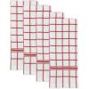 imageDII Basic Terry Collection Dish Towel Set 16x26quot Gray 4 Piece CAMZ33957Barn Red