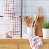 imageDII Basic Terry Collection Dish Towel Set 16x26quot Gray 4 Piece CAMZ33957Barn Red