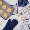 imageDII Basic Terry Collection Dish Towel Set 16x26quot Gray 4 Piece CAMZ33957Blue