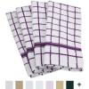 imageDII Basic Terry Collection Dish Towel Set 16x26quot Gray 4 Piece CAMZ33957Eggplant