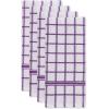 imageDII Basic Terry Collection Dish Towel Set 16x26quot Gray 4 Piece CAMZ33957Eggplant