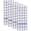 imageDII Basic Terry Collection Dish Towel Set 16x26quot Gray 4 Piece CAMZ33957French Blue