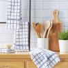 imageDII Basic Terry Collection Dish Towel Set 16x26quot Gray 4 Piece CAMZ33957French Blue