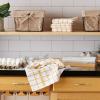 imageDII Basic Terry Collection Dish Towel Set 16x26quot Gray 4 Piece CAMZ33957Honey Gold