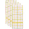 imageDII Basic Terry Collection Dish Towel Set 16x26quot Gray 4 Piece CAMZ33957Yellow
