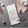 imageDII Christmas Tea Towels Decorative Kitchen Dish Towel Set 18x28 Pop Fizz Clink 2 PieceMerry Wishes