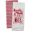imageDII Christmas Tea Towels Decorative Kitchen Dish Towel Set 18x28 Pop Fizz Clink 2 PieceNaughtyNice