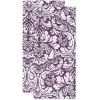 imageDII Cotton Dish Towel Set Damask Print 18x28 Gray 2 CountEggplant