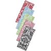 imageDII Cotton Dish Towel Set Damask Print 18x28 Gray 2 CountTango Red