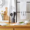 imageDII Everyday Collection Dishtowel Set 18x28 Love You 3 PieceVintage Print