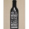 imageDII Everyday Collection Dishtowel Set 18x28 Love You 3 PieceWine  Sunshine