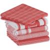 imageDII Everyday Collection Foodie Kitchen Set Dishtowel ampamp Dishcloth Nautical Blue 5 PieceCoral