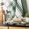 imageDII Everyday Collection Foodie Kitchen Set Dishtowel ampamp Dishcloth Nautical Blue 5 PieceDark Green