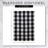 imageDII Everyday Collection Foodie Kitchen Set Dishtowel ampamp Dishcloth Nautical Blue 5 PieceDark Green