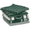 imageDII Everyday Collection Foodie Kitchen Set Dishtowel ampamp Dishcloth Nautical Blue 5 PieceDark Green