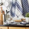 imageDII Everyday Collection Foodie Kitchen Set Dishtowel ampamp Dishcloth Nautical Blue 5 PieceFrench Blue