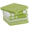 imageDII Everyday Collection Foodie Kitchen Set Dishtowel ampamp Dishcloth Nautical Blue 5 PieceLime