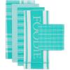 imageDII Everyday Collection Foodie Kitchen Set Dishtowel ampamp Dishcloth Nautical Blue 5 PieceTeal