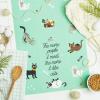 imageDII Everyday Pets Kitchen Collection Absorbent Dishtowel Set 18x28 Dog Print 3 CountCat Person