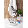 imageDII Everyday Pets Kitchen Collection Absorbent Dishtowel Set 18x28 Dog Print 3 CountCat Prints