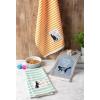 imageDII Everyday Pets Kitchen Collection Absorbent Dishtowel Set 18x28 Dog Print 3 CountCats Meow